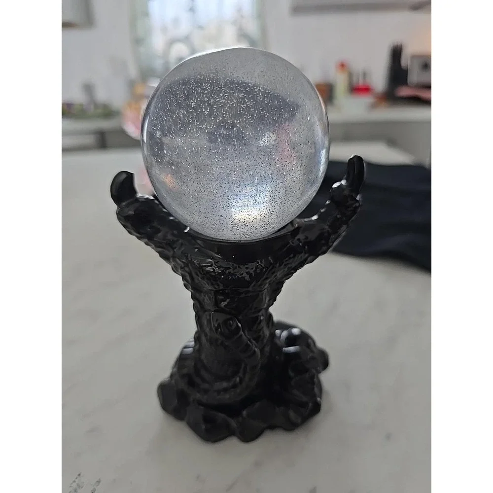 Handmade Resin‎ Dragon Claw With Crystal Ball   Tea Holder Decoration Gift 690